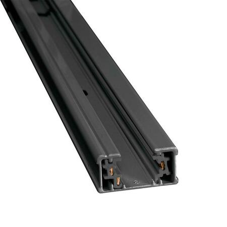 JESCO LIGHTING GROUP 6 ft. Single Circuit Track, Black H1TR6-BK